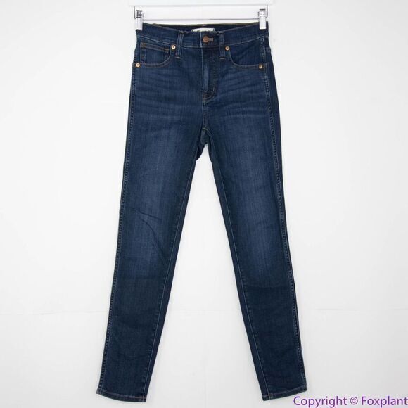 NEW Madewell 10" High-Rise Skinny Jeans in Woodland Wash: TENCEL™ Denim, 25 - Picture 3 of 15